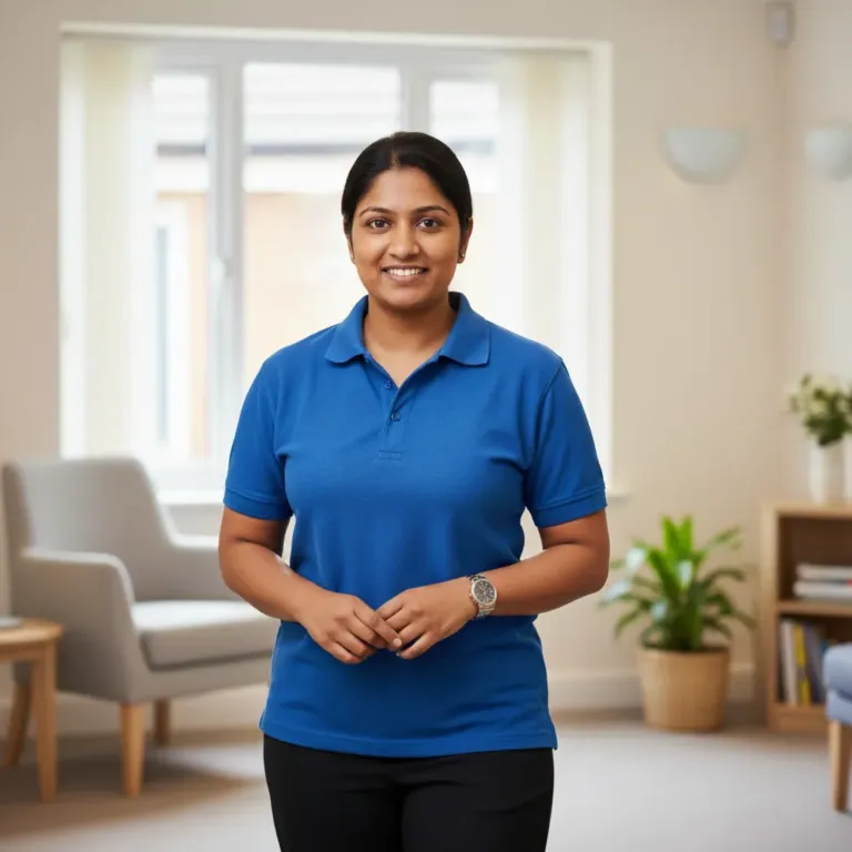 Residential support worker in a care home setting