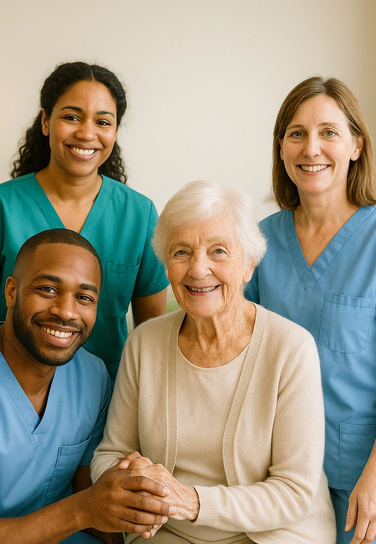 Reliable agency healthcare professionals providing consistent shift cover in care homes